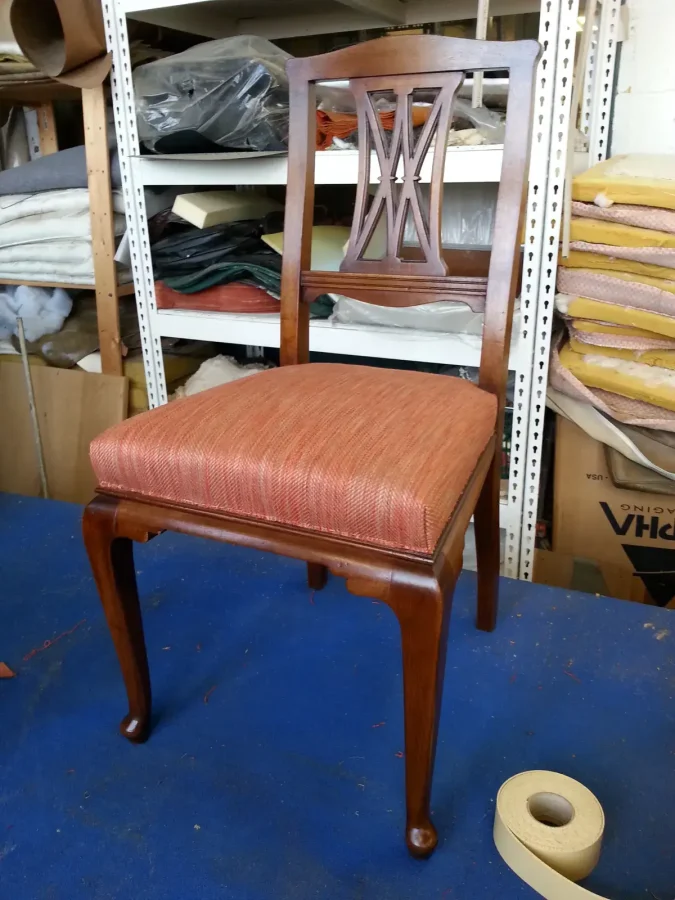 Mahogany Chair — Re-upholstery & Refinishing