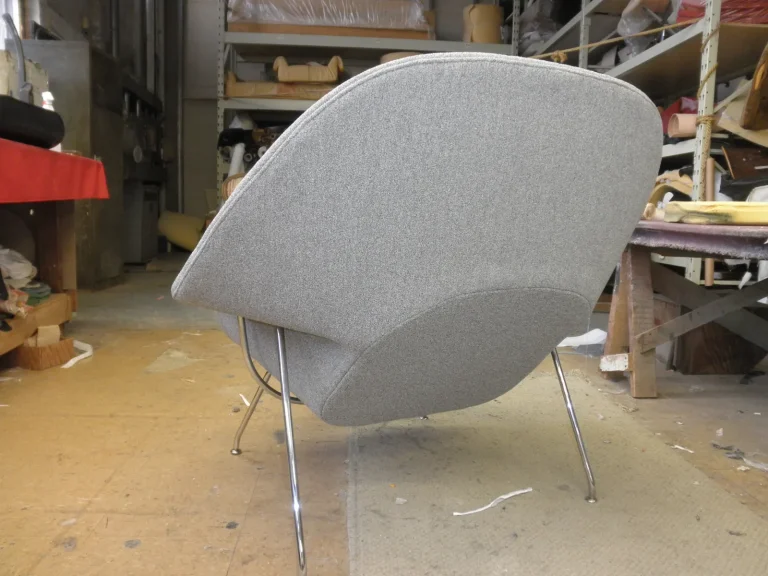 Eero Saarinen Womb Chair — Reupholstery — after restoration by Olek Inc.