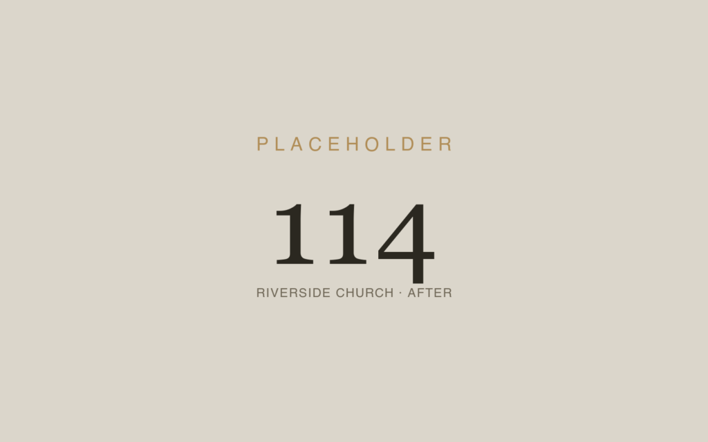 Riverside Church, New York City — After