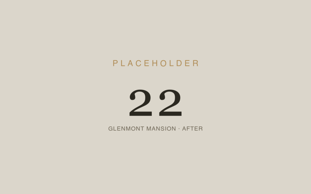 Glenmont Mansion — Historic Wood Components — After