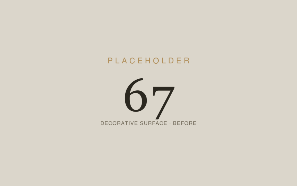 Decorative Surface Restoration — Before