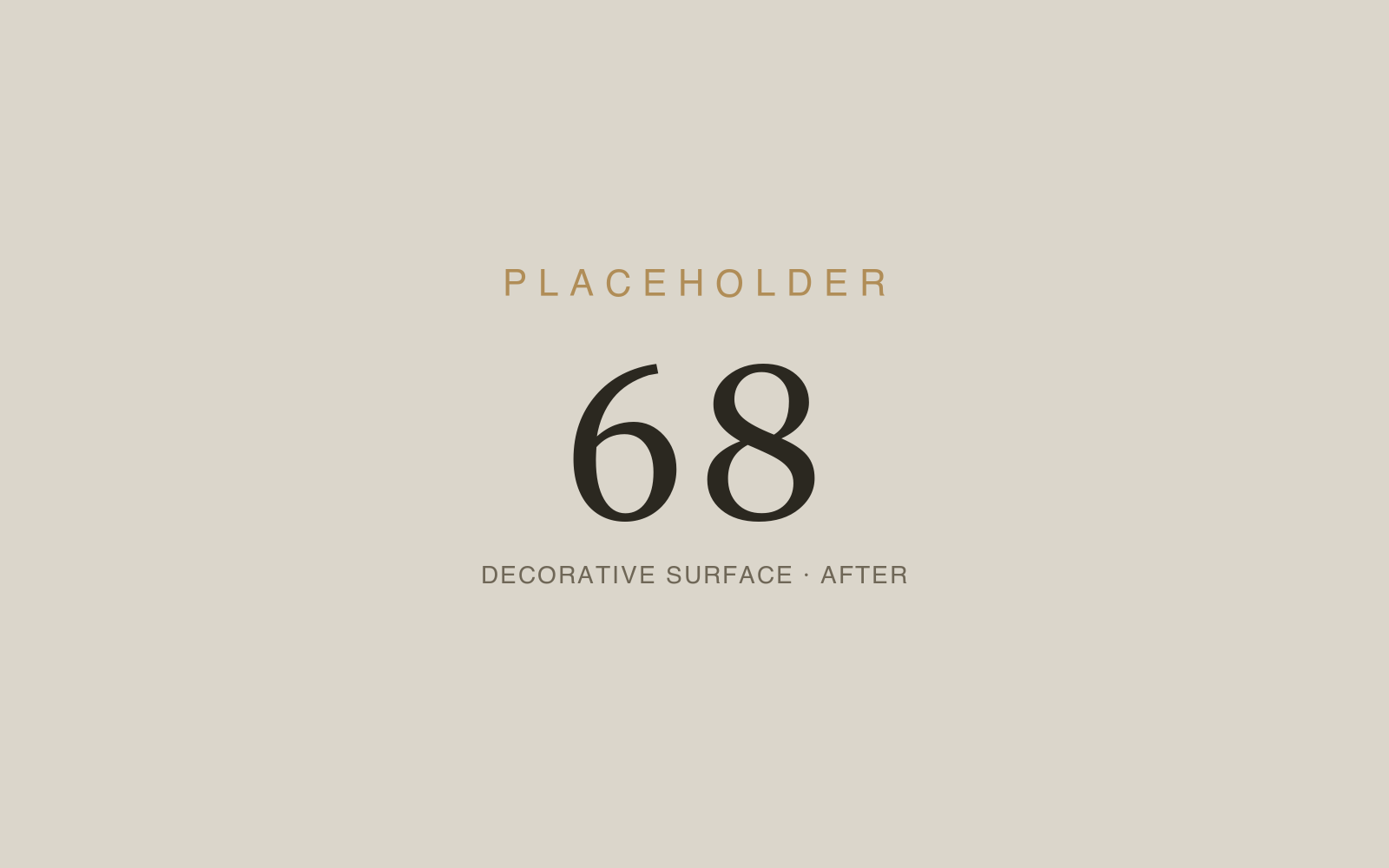 Decorative Surface Restoration