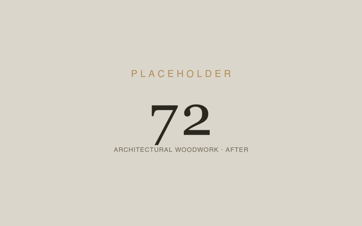 Architectural Woodwork Restoration
