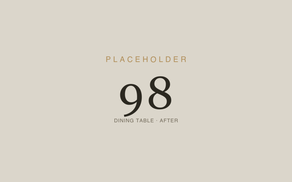 Dining Table Finish Integration After Modification — After